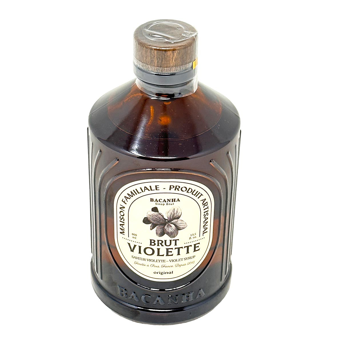 Bacanha Sirop Brut de Violette 400 ml - Veilchen Sirup aus Frankreich