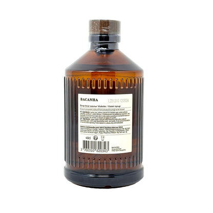Bacanha Sirop Brut de Violette 400 ml - Veilchen Sirup aus Frankreich