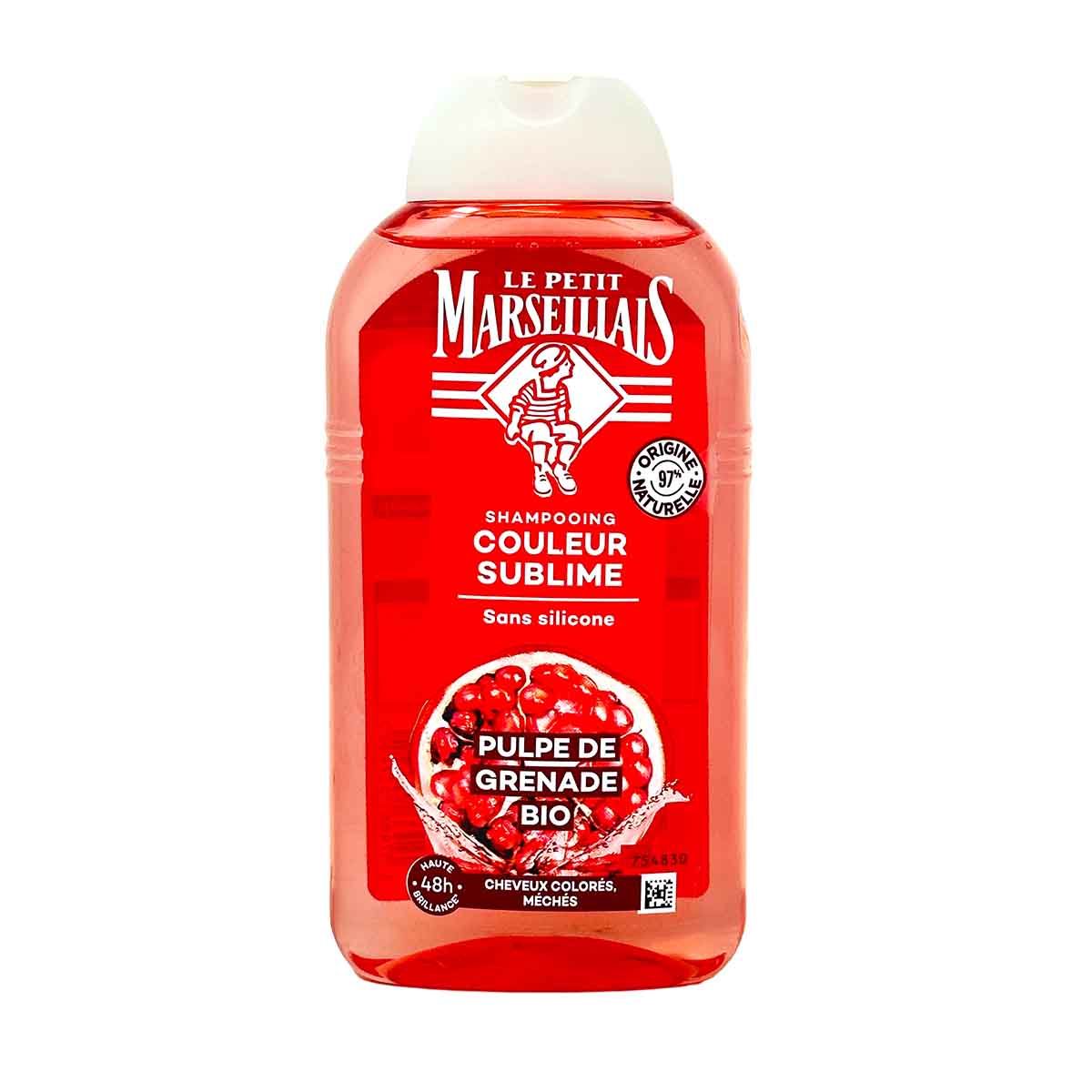 Le Petit Marseillais Bio Shampoo Mohn Granatapfel 250ml für gefärbtes Haar