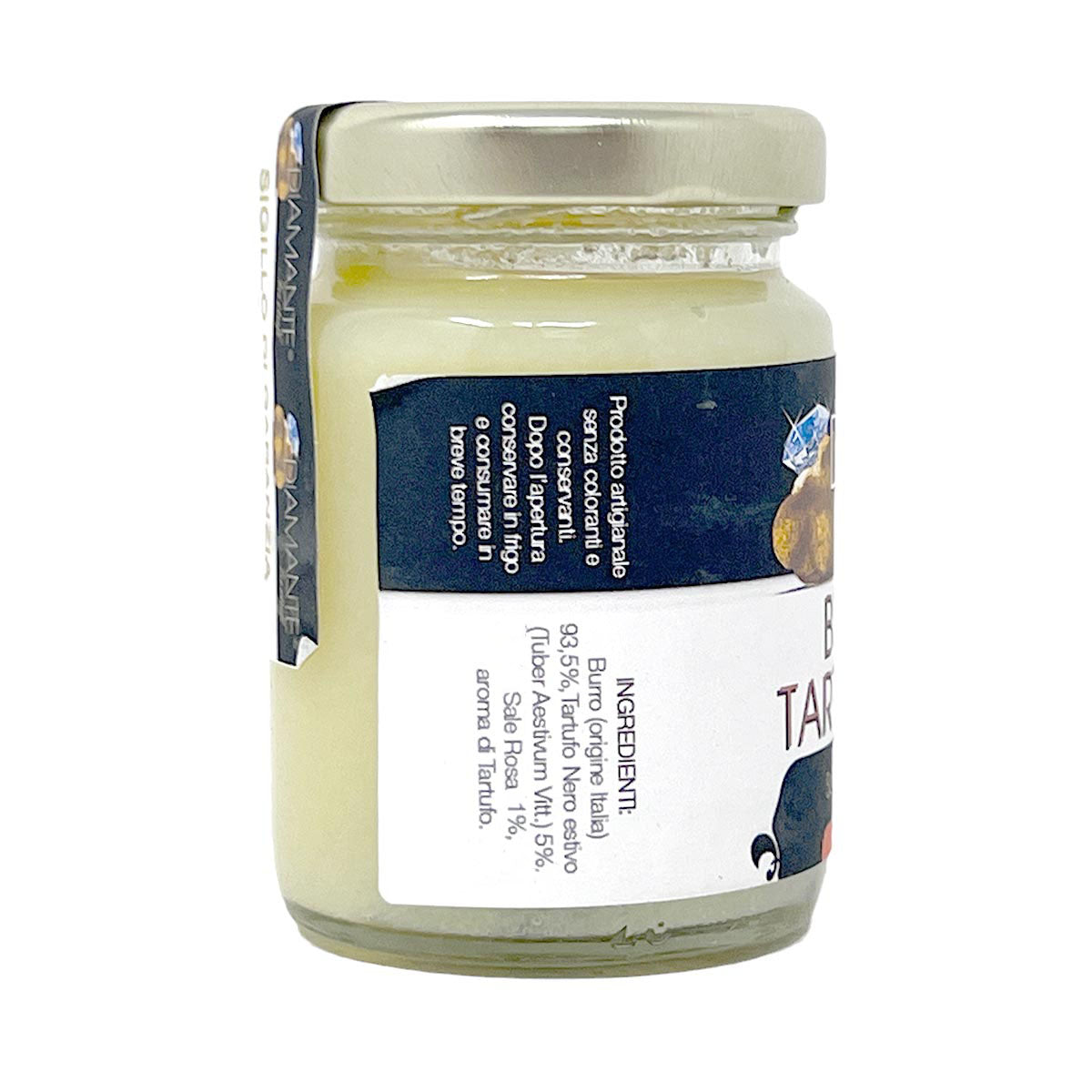 DIAMANTE TARTUFI: Italienische Butter mit Schwarzem Trüffel - Luxusgenuss