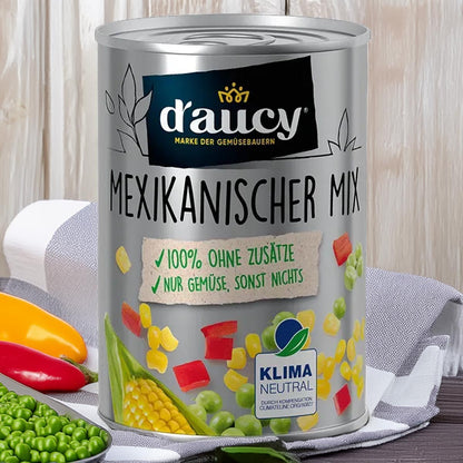 d'aucy Mexiko Mix -- 100% ohne Salz und Zuckerzusatz,    250 Gramm Dose