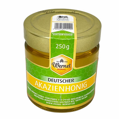 Honig Wernet Deutscher Akazienhonig  – Schwarzwälder Imkerhonig im 250g Glas
