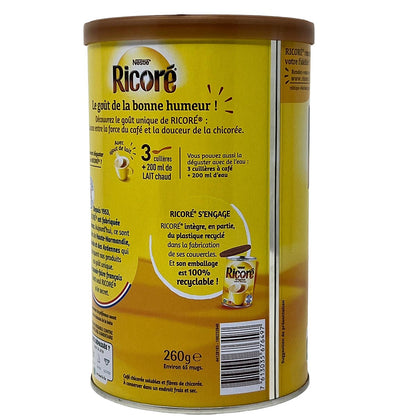 Nestle Ricore l'instant café Instant Kaffee aus der Zichorie Wurzel 3 x 260 Gramm