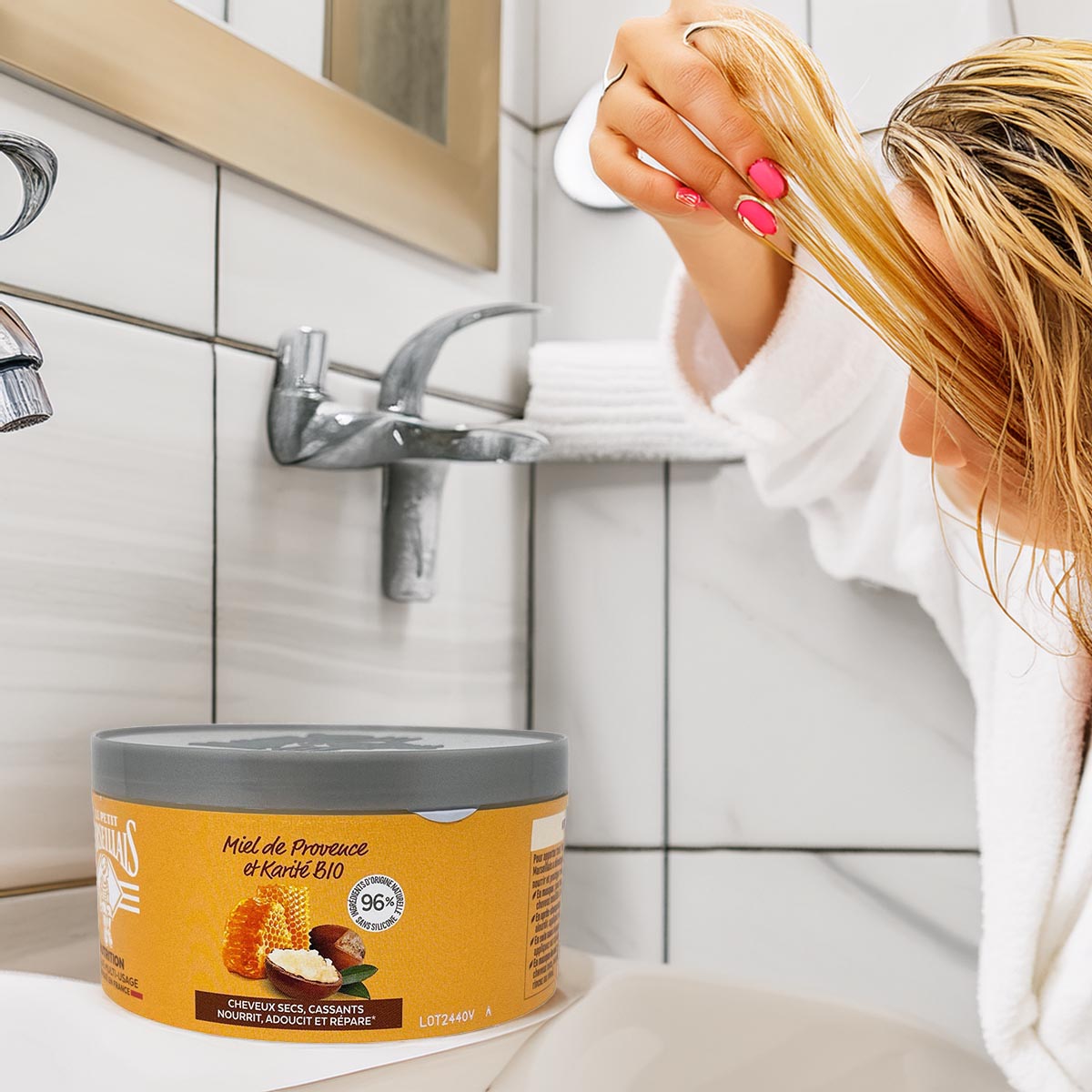 Le Petit Marseillais 4-in-1 Haarkur Honig Shea Butter 300ml – Pflege für trockenes Haar