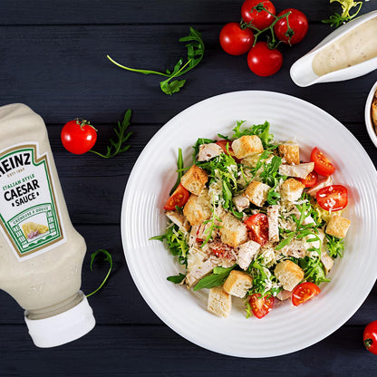 Heinz Caesar Salat Sauce - Perfekte Würze für Ihre Salate, 2 x 220 ml