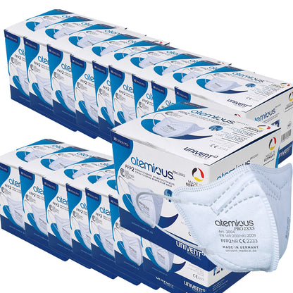 atemious PRO 2 XXS, FFP2 Maske EN149:2001+A1:2009 CE 2233 ACHTUNG! KLEINE PASSFORM