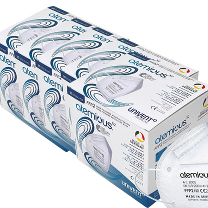 atemious X2  FFP2 Atemschutzmaske Made in Germany einzeln oder lose verpackt