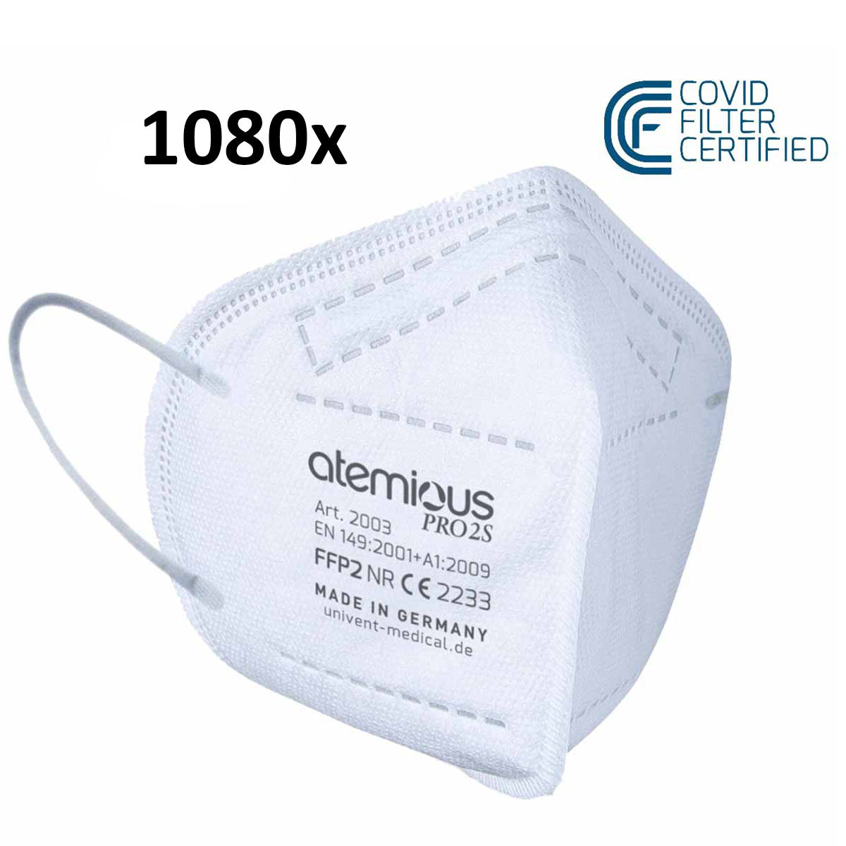 atemious PRO 2S, FFP2 Maske EN 149:2001+A1:2009 CE 2233  (Herstellernummer: 2003)
