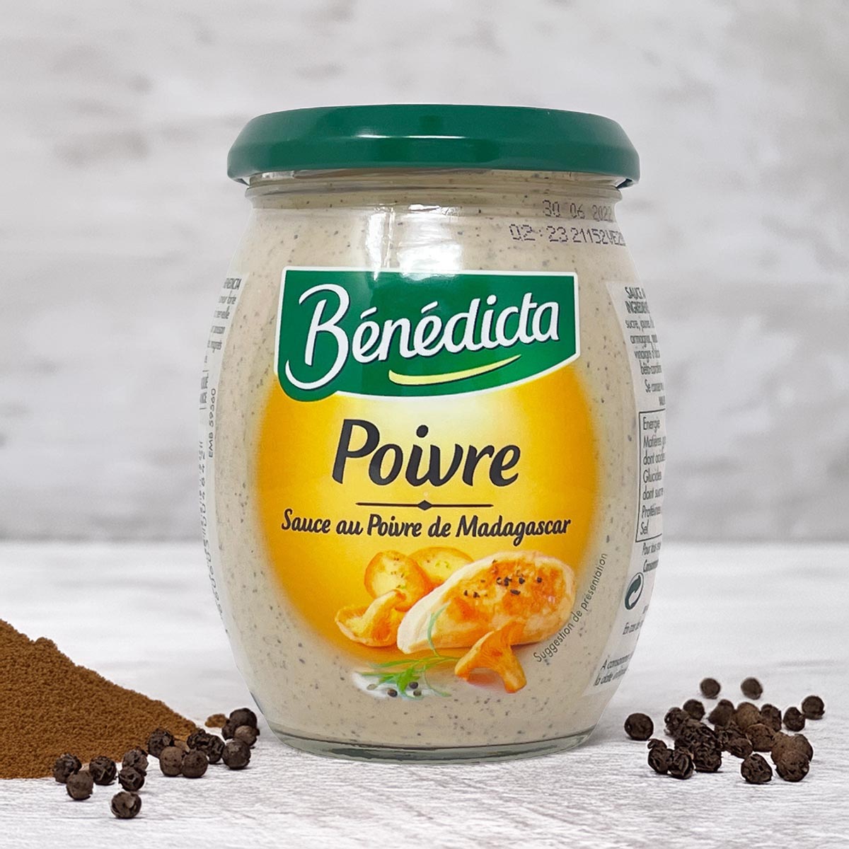 Bénédicta Sauce au Poivre de Madagascar – Intensive Pfeffersauce im 260g Glas