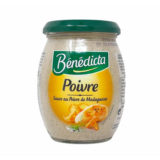 Bénédicta Sauce au Poivre de Madagascar – Intensive Pfeffersauce im 260g Glas