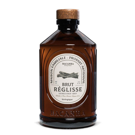 Bacanha Sirop Brut de Réglisse Bio 400ml – Bio-Lakritzsirup mit Bio-Rohrzucker