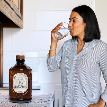 Bacanha Sirop Brut de Bergamote Bio 400ml – Bio-Bergamotte-Sirup mit Bio-Rohrzucker