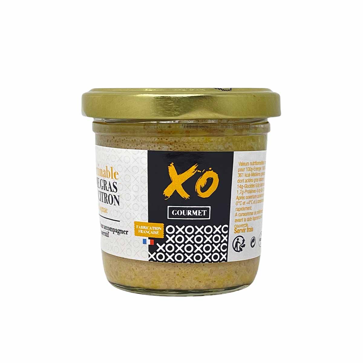 XO GOURMET Enten Foie Gras mit Zitrone und Cognac: Exquisite französische Delikatesse