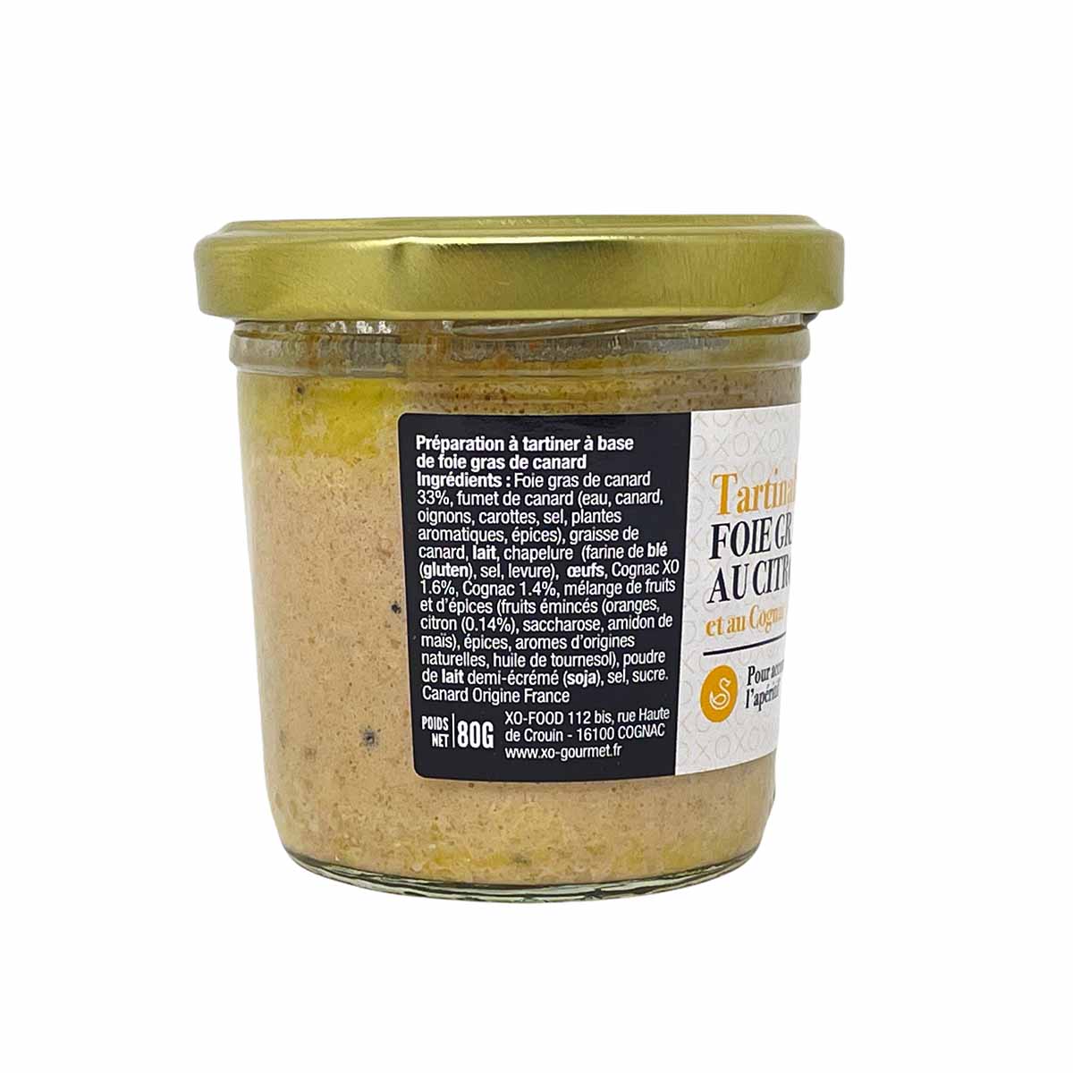 XO GOURMET Enten Foie Gras mit Zitrone und Cognac: Exquisite französische Delikatesse