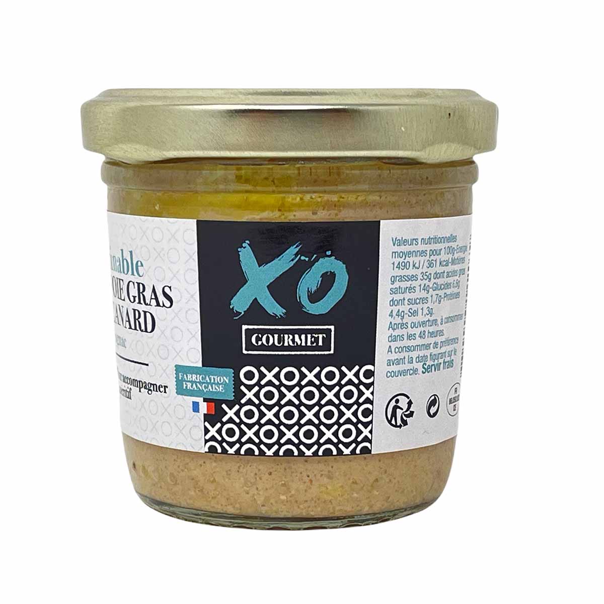 XO GOURMET Enten Foie Gras mit Cognac: Luxuriöser Genuss aus Frankreich