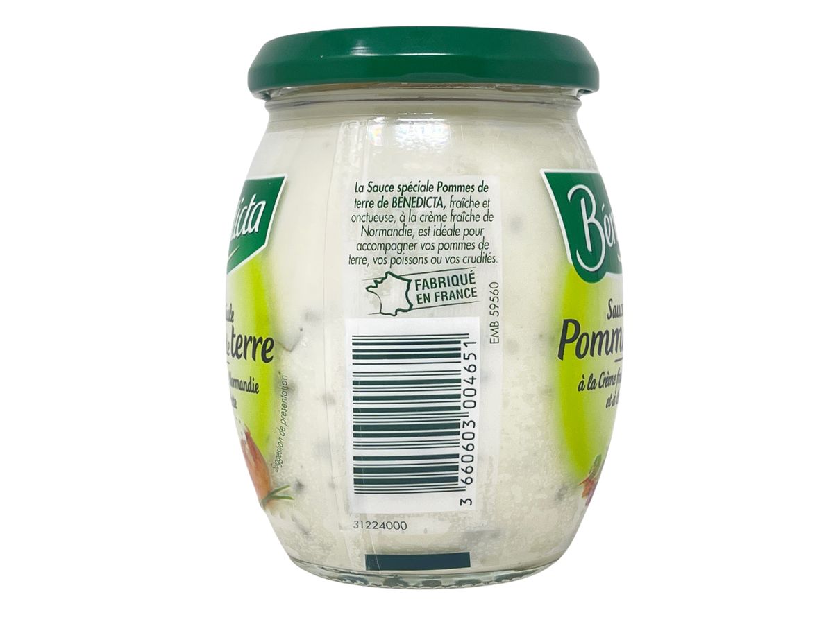 Bénédicta BENEDICTA spezielle Kartoffelsauce Sauce spéciale Pommes de terre