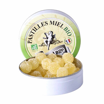 Saint-Ange Bio-Honig-Pastillen – Handgefertigte Pastillen aus Frankreich, 50g