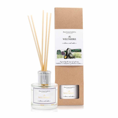 Home County Candle Raumduft-Diffusor "THE WILTSHIRE" Eichenmoos und Amber 100ml