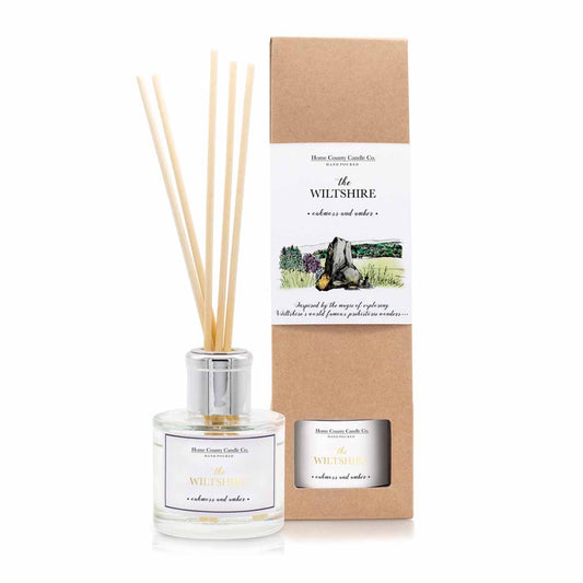 Home County Candle Raumduft-Diffusor "THE WILTSHIRE" Eichenmoos und Amber 100ml