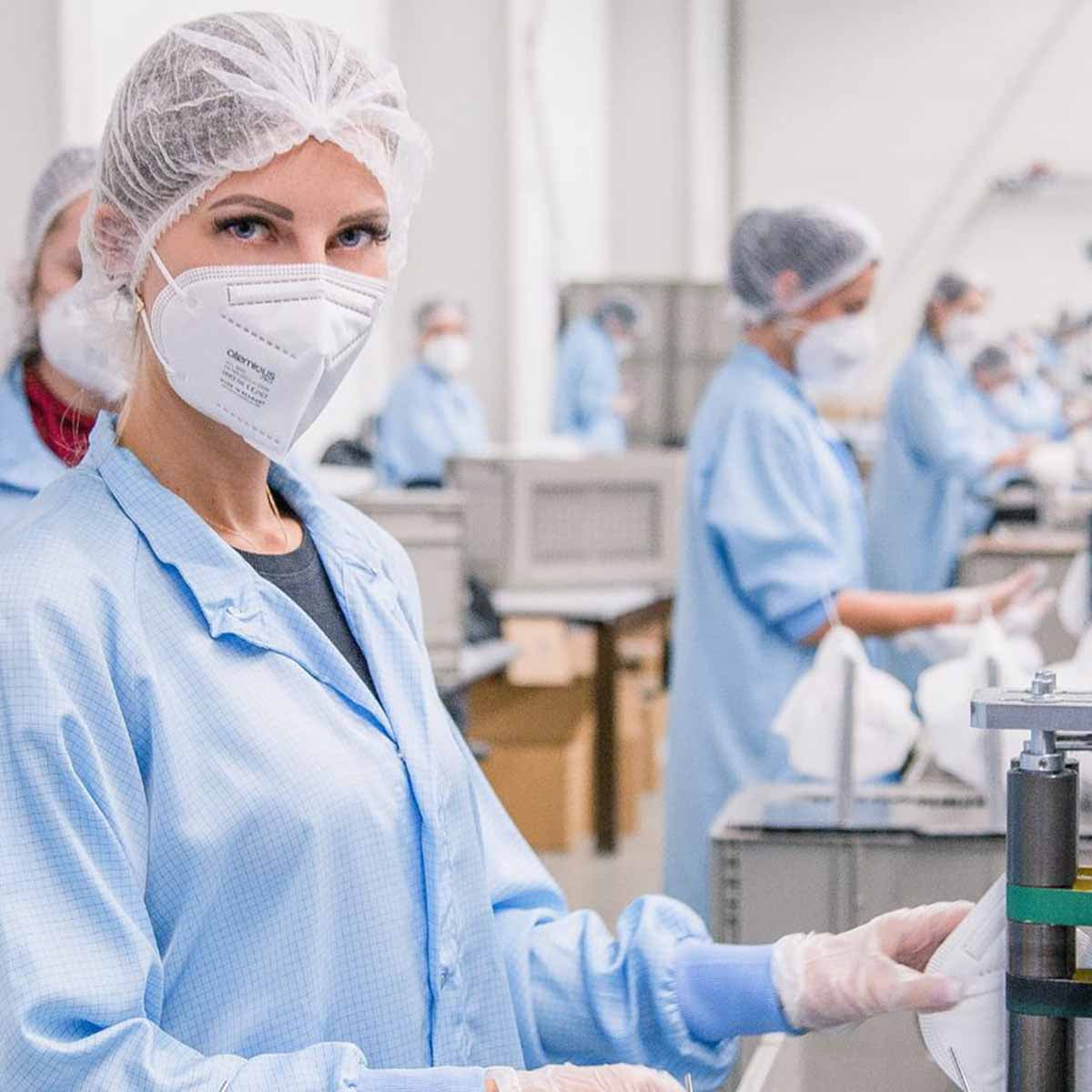 atemious ULTIMATE 2+  Medizinische Atemschutzmaske - Mit Komfort-Kopfbändern für druckfreies Tragen