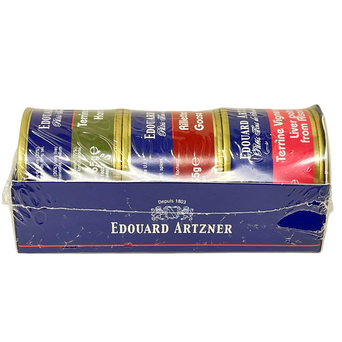 Edouard Artzner: 3 Exquisite Terrinen-Auswahl aus dem Elsass
