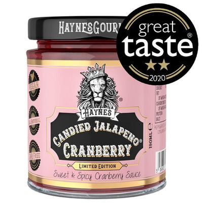 Haynes Gourmet Candied Jalapeno Cranberry - Süß-würzige Jalapeños mit Preiselbeernote