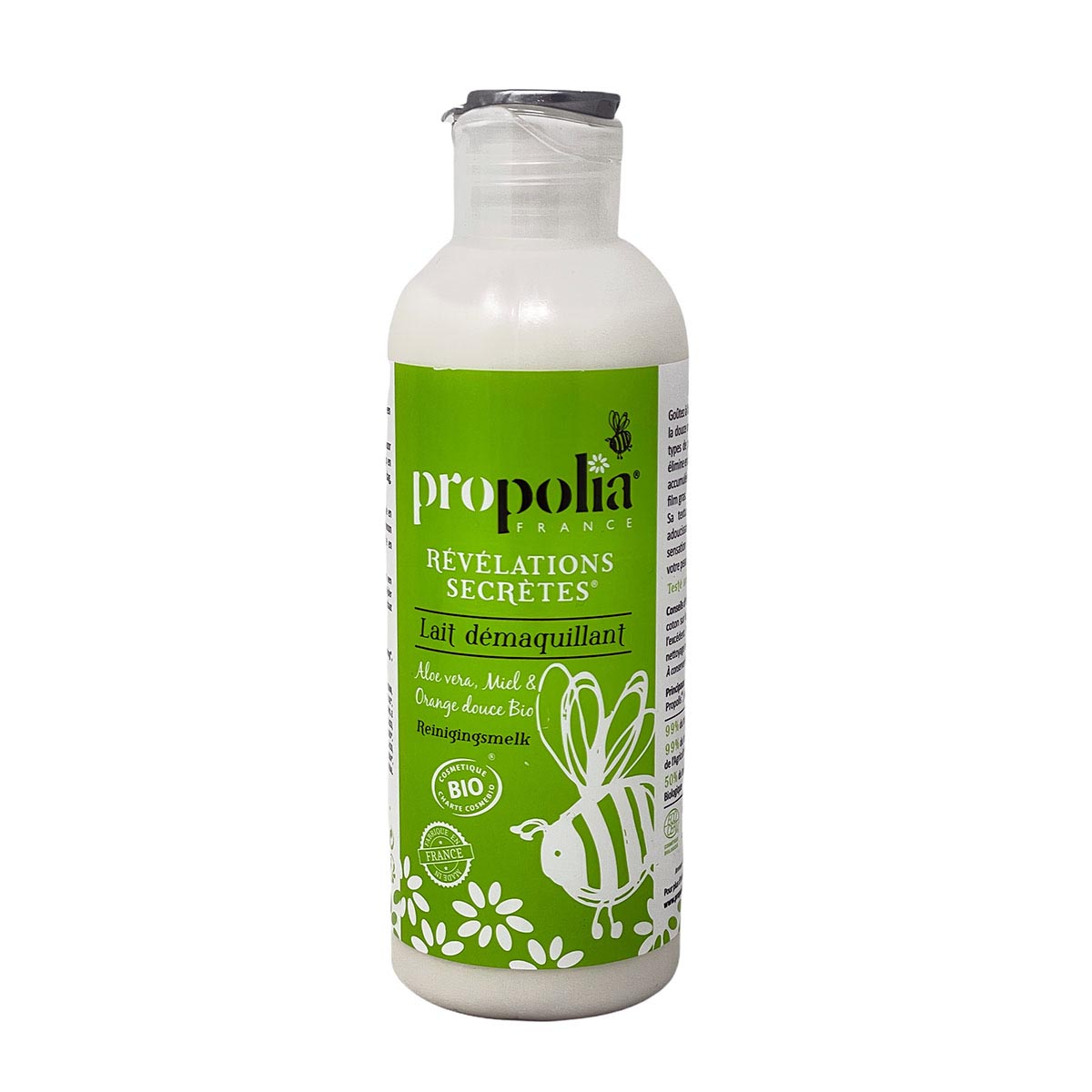 propolia FRANCE Lait démaquillant Bio Aloe vera, Miel et Orange douce - Bio Reinigungsmilch mit Aloe Vera, Honig und süßer Orange