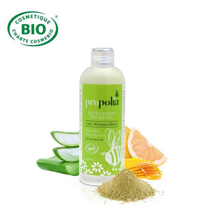 propolia FRANCE Lait démaquillant Bio Aloe vera, Miel et Orange douce - Bio Reinigungsmilch mit Aloe Vera, Honig und süßer Orange