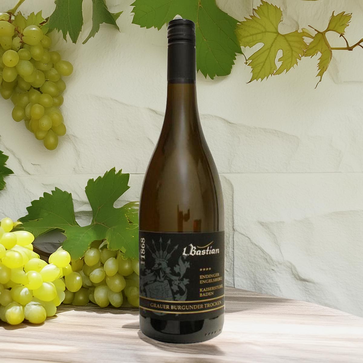 Weingut L. Bastian 2020 Grauer Burgunder **** trocken 0,75 Liter - 13,5 % vol