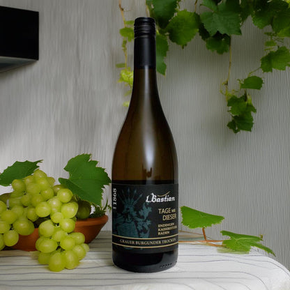 Weingut L. Bastian Grauer Burgunder TAGE wie DIESER trocken 0,75 Liter - 13 % vol