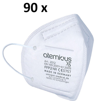 atemious X5 FFP2 Atemschutzmaske – Qualität aus Deutschland mit CE-Zertifikat CE0757