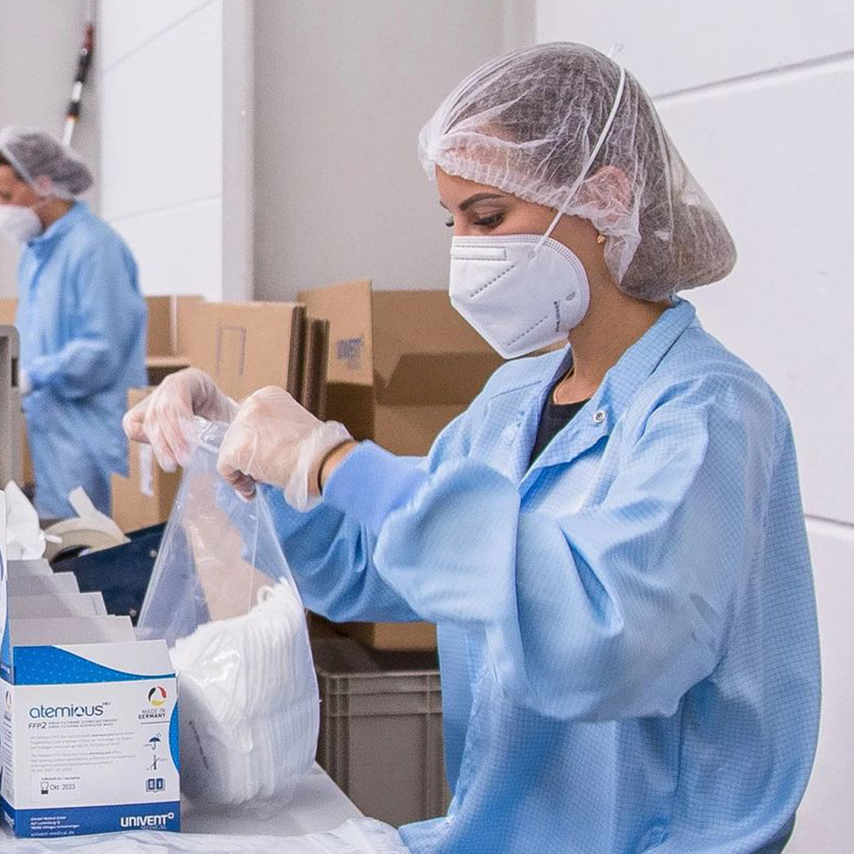 atemious X5 FFP2 Atemschutzmaske Made in Germany mit deutschem Zertifikat CE0757