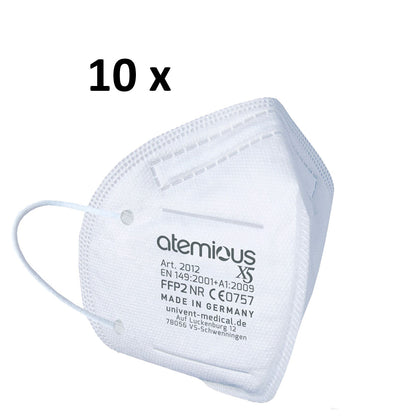 atemious X5 FFP2 Atemschutzmaske Made in Germany mit deutschem Zertifikat CE0757