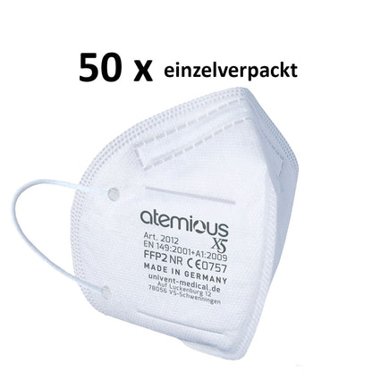 atemious X5 FFP2 Atemschutzmaske Made in Germany mit deutschem Zertifikat CE0757
