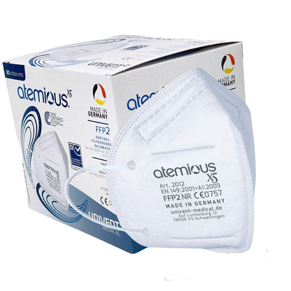 atemious X5 FFP2 Atemschutzmaske Made in Germany mit deutschem Zertifikat CE0757