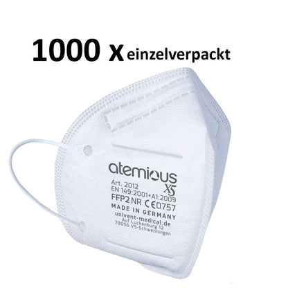 atemious X5 FFP2 Atemschutzmaske Made in Germany mit deutschem Zertifikat CE0757