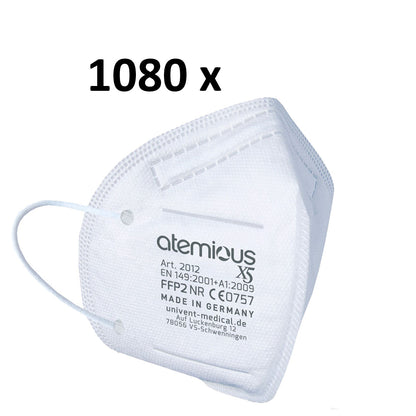 atemious X5 FFP2 Atemschutzmaske Made in Germany mit deutschem Zertifikat CE0757