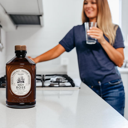 Bacanha Sirop Brut Rose Bio 400ml – Bio-Rosen-Sirup mit Bio-Rohrzucker