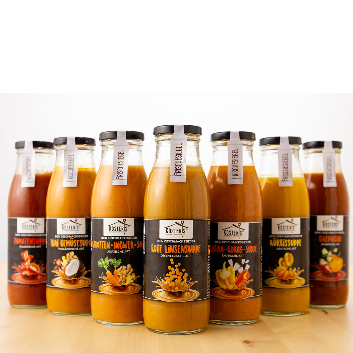 Kösters Köstlichkeiten Gazpacho spanische Art im Glas 480 ml hergestellt in Deutschland