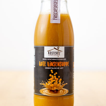 Kösters Köstlichkeiten Rote Linsensuppe orientalische Art im Glas 480 ml hergestellt in Deutschland