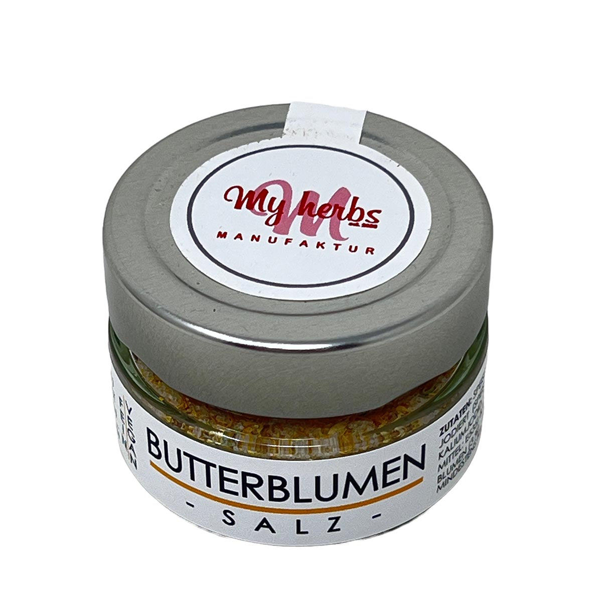 my herbs Butterblumen Salz - feines Alpensalz mit Butterblumen 70 Gramm im Glas