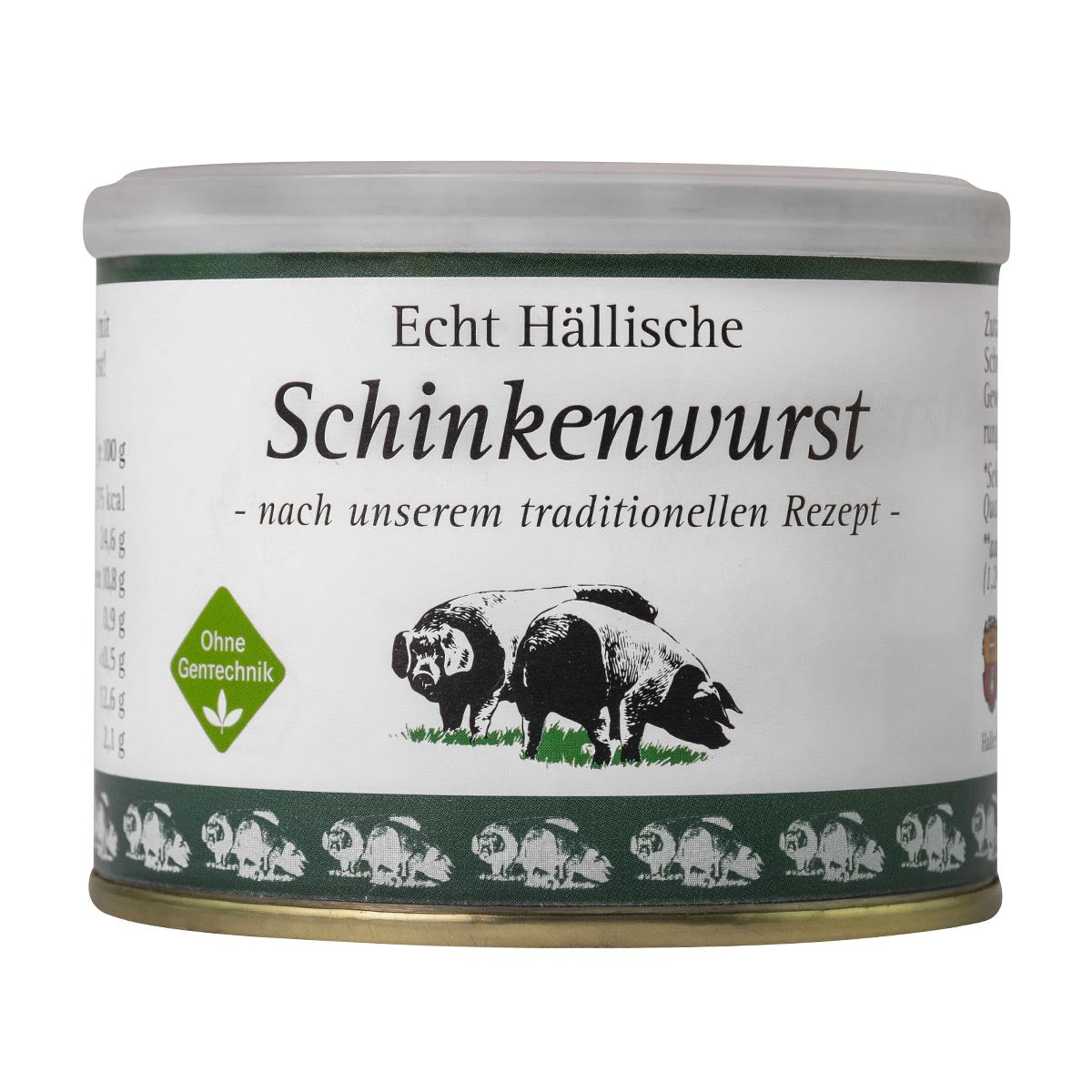 Erzeugergemeinschaft Schwäbisch Hall Echt Hällische Schinkenwurst in der Dose 200 Gr.
