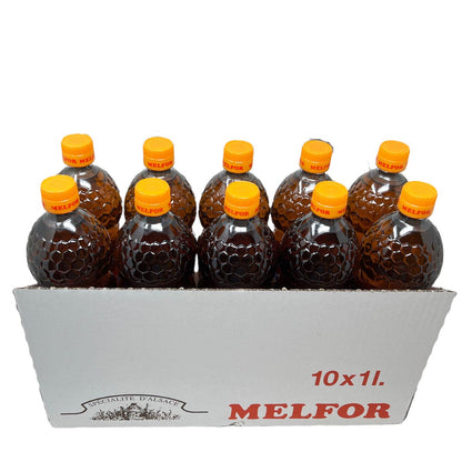 Melfor das Original Essig Würzmittel 10 x 1 Liter Flasche