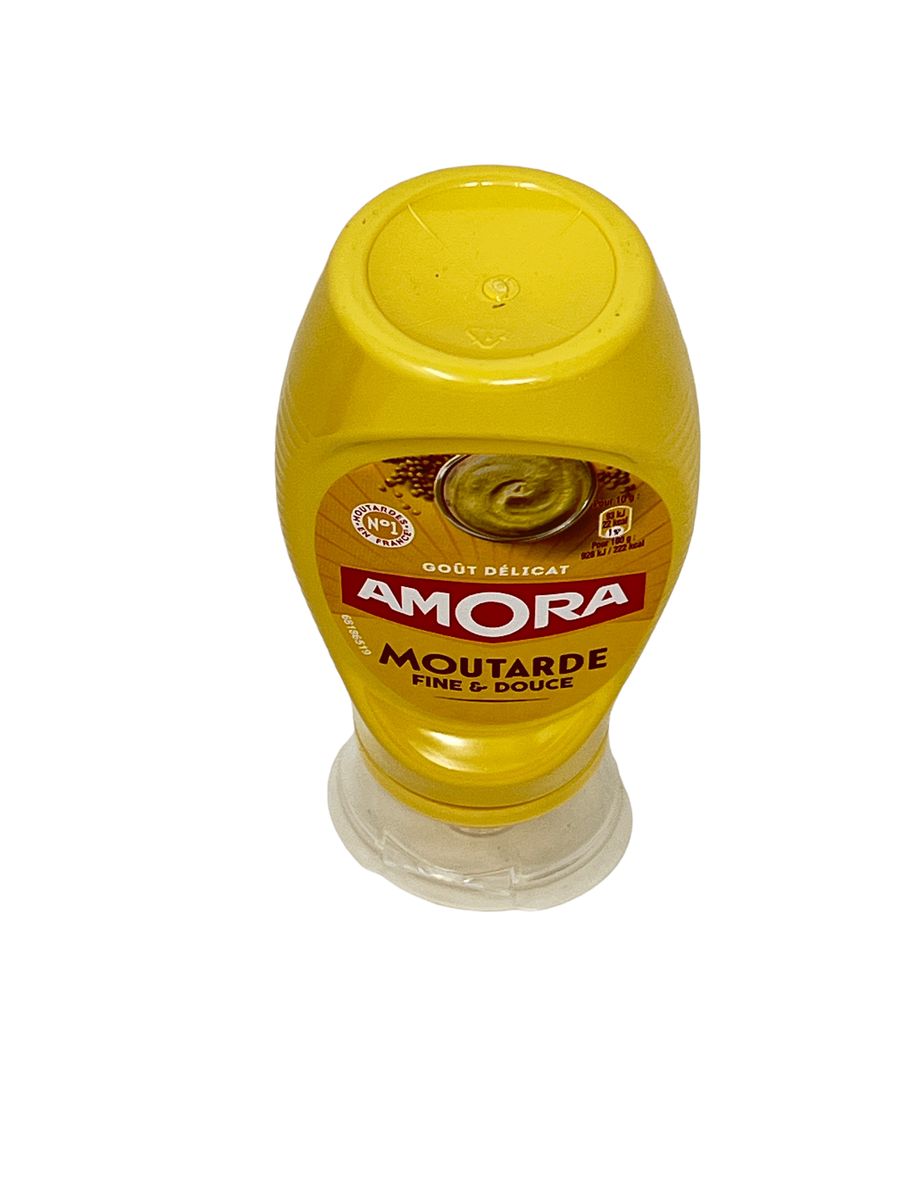 Amora Senf Fine & Douce 260g: Feiner Genuss in praktischer Dosierflasche