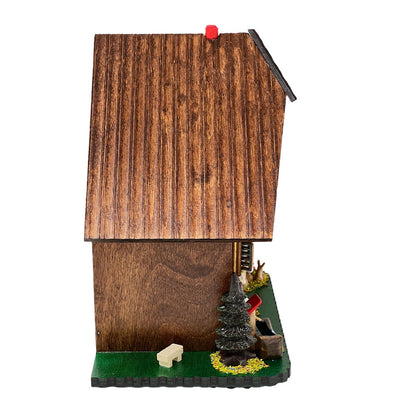 Erleben Sie Schwarzwald Tradition: Handgeschnitzte Wetterstation, 23 cm,