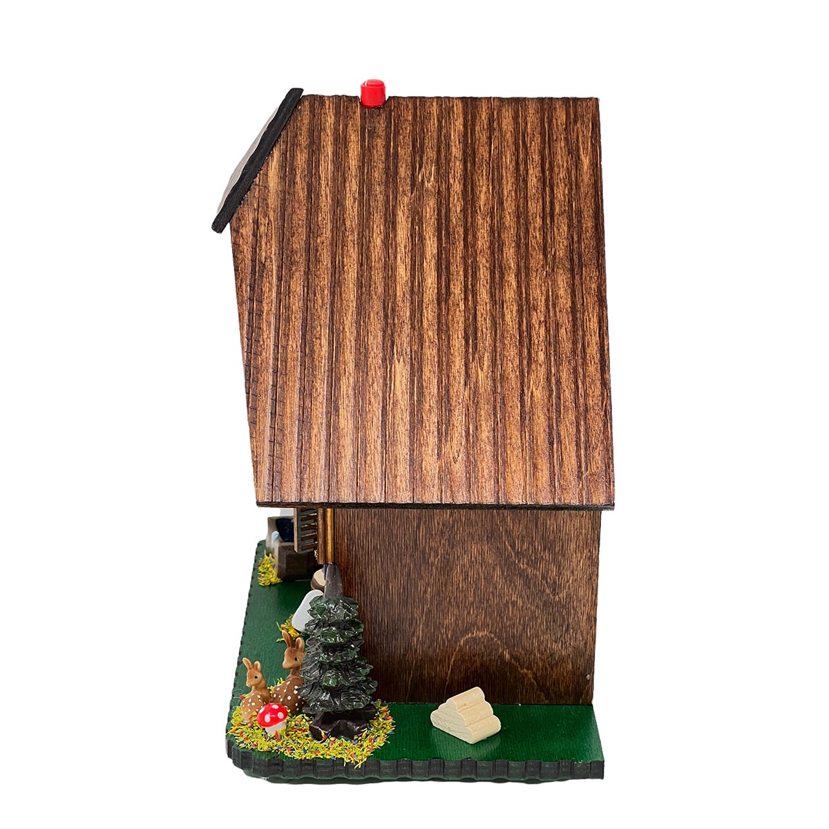 Erleben Sie Schwarzwald Tradition: Handgeschnitzte Wetterstation, 23 cm,