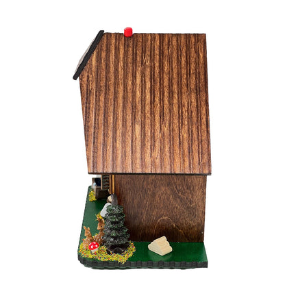Erleben Sie Schwarzwald Tradition: Handgeschnitzte Wetterstation, 23 cm,