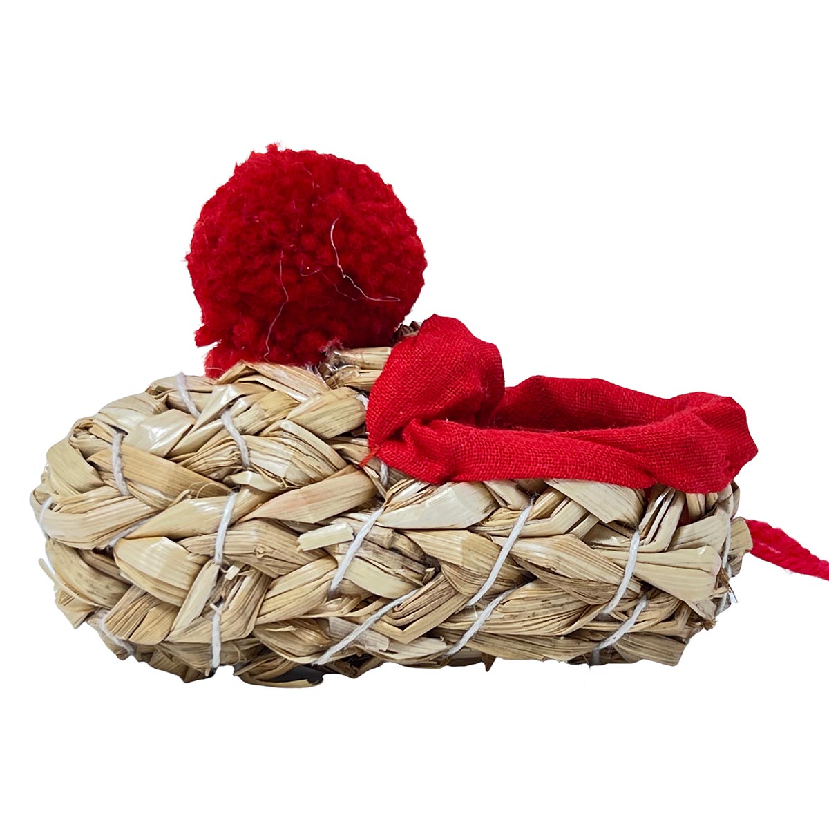 Traditioneller Schwarzwälder Mini Strohschuh, handgefertigt in Gutach, Paar