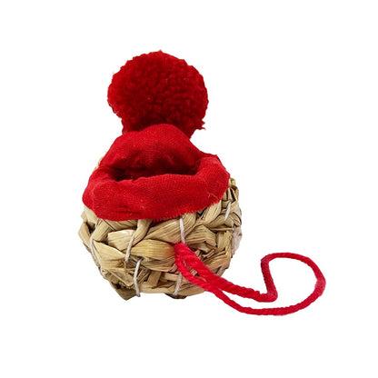 Traditioneller Schwarzwälder Mini Strohschuh, handgefertigt in Gutach, Paar