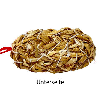 Traditioneller Schwarzwälder Mini Strohschuh, handgefertigt in Gutach, Paar